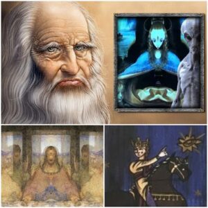 "Da Vinci's Enigma: Unraveling Mysterious Messages and the Potential Connection to Aliens in his Paintings"