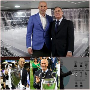 Phenomenal Achievements. Eight years ago, Zidane took charge of Real Madrid for the first time