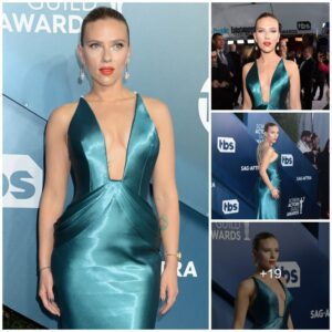 Scarlett Johansson's SAG Awards Triumph: Beauty and Resilience Despite Recent Illness.