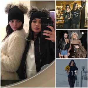 Kendall Jenner Expressed Her Happiness When Sharing A Series Of Cute Photos With Kylie Jenner, Creating Warm Memories From The First Days Of 2024.