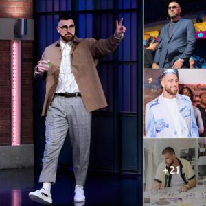 Travis Kelce Shares A Cool Fashion Collection Combined With A Vest He Designed Himself, Promising A New Fashion Trend In Early 2024.