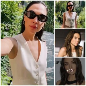 Gal Gadot Shows Some Skin While Rocking Her Twist on the New Vest Trend