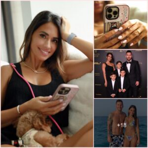 Discovering the phone case used by Messi's wife, one look at the text is enough to know "the woman of the family"