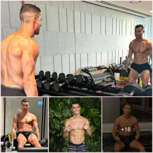 Ronaldo's incredible muscles