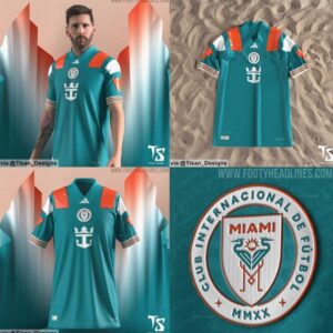 Inter Miami's third jersey for the upcoming season has been inspired by the Miami Dolphins 🐬😍