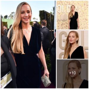 Jennifer Lawrence sparkles in 11-carat diamond necklace at the Golden Globes 2024