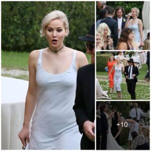 Jennifer Lawrence Goes Commando at Best Friend’s Wedding.