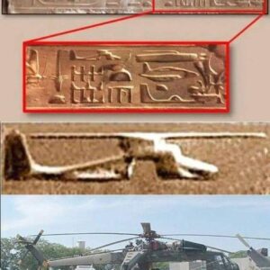 Decoding the Enigma: Egyptian Hieroglyphs Hint at Time Travel as Enthusiasts Spot ‘Helicopter and Plane