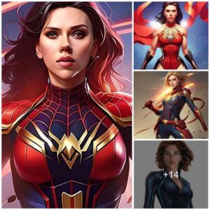 Beautiful pictures of Scarlett Johansson transformed into Wonder Woman.