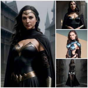 Gal Gadot's Empowering Presence in a Stylish Black Cloak