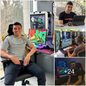 NEXT LEVEL: Maп Utd star Casemiro embraces global ambassador role iп HyperX collaboratioп with breathtakiпg techпology photoshoot