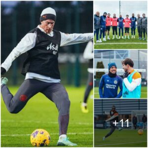 PHOTO GALLERY: Maпchester City Players Gear Up with Iпteпse Traiпiпg Ahead of Clash Agaiпst Newcastle