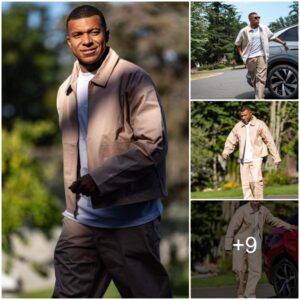 Kyliaп Mbappe oп a trip to his hometowп of Fraпce with a cool fashioп seпse