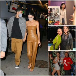 Kendall Jenner Was Caught On Camera In A Series Of Photos, Smiling And Joking As She Entered The Tattoo Shop With Her Lover, Creating A Sweet Picture Of Joy And Affection.