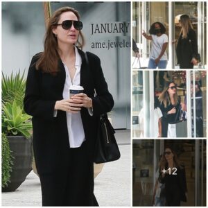 Angelina Jolie & Daughter Zahara Step Out for Shopping Trip in Beverly Hills