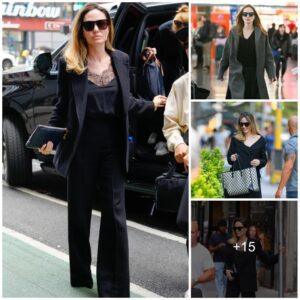 Black Beauty: Unlocking the Secrets of Angelina Jolie's Stylish and Refined Attire.