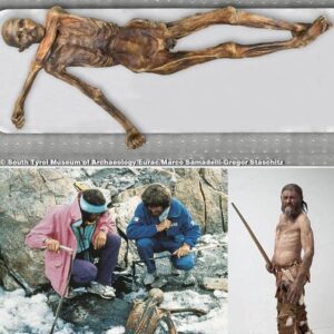 Ötzi the iceman had dark skin, dark eyes, and male pattern baldness, analysis reveals In a recent study published in the journal Cell Genomics, scientists have uncovered new information about the appearance and ancestry of Ötzi the Iceman, a 5,300-year-old mummified individual discovered in the Ötztal Alps in 1991. Contrary to earlier artistic depictions, which portrayed Ötzi with light skin and a full head of hair, the genetic analysis indicates that he likely had dark skin, dark eyes, and male-pattern baldness. These revelations challenge the biases and preconceptions that have influenced previous reconstructions of his appearance.