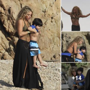 “Unveiling Tranquility on the Coast: Shakira’s Flawless Balancing Act – Nurturing Motherhood and Thriving Profession, Embracing the Beach in Style”