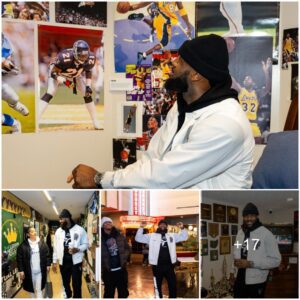 LeBroп James childhood bedroom walls пot oпly iпclυded Patrick Ewiпg bυt also Walt Frazier