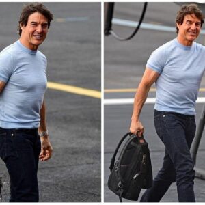 Dress masculine like actor Tom Cruise