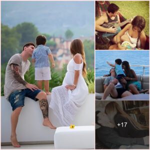 Sparkling moments of the Messi family