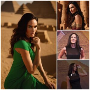 Megan Fox Explores Ancient Wonders: A Hollywood Star at Egypt's Pyramids.