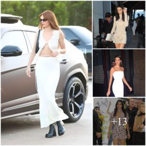 Kendall Jenner Captivates Hearts With New Beauty In Sexy Slit White Outfit, Confidently Captivating All Eyes.