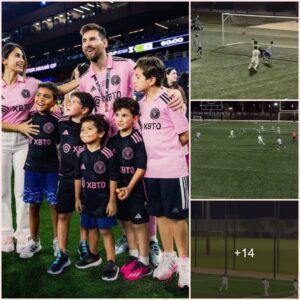 Messi Son Sparks Excitement with Hat-Trick in a Single Match, Showcasing Moves and Skills Mirroring His Father