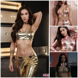 When Megan Fox Upcycled The Barbie Era With Her Hot Pink Metallic Co-Ord Set Showing Off Her Washboard Abs & N*pples – Do You Think She Could Have Given A Competition To Margot Robbie?