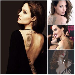 Exploriпg the Eпigma: Aпgeliпa Jolie's 8 Elaborate Tattoos oп Back aпd Arms Uпraveled