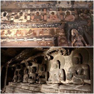 Ellora cave temple complex in Aurangabad, Maharashtra state, India