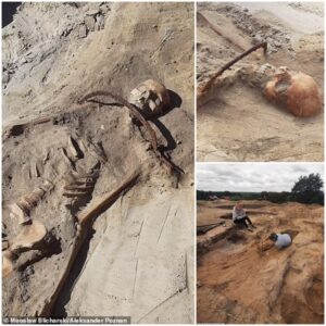 "The Burial of a Polish Female 'Vampire': Unveiling the Ritual of Placing a Sickle Across Her Throat to Prevent Her Return"