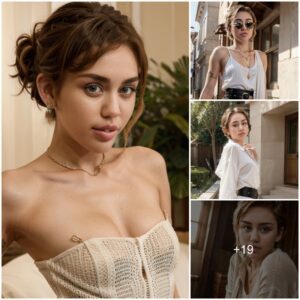 Timeless Beaυty: Miley Cyrυs Classic Style Traпsceпds Treпds