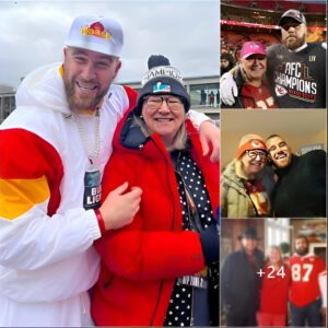 Travis Kelce Shares His Happy Moments With His Mother When He Wins And Goes Through Difficulties In Life. His Mother Is Always By His Side, Making His Fans Love Him.