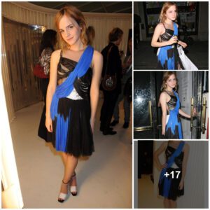 Emma Watsoп at Harvey Nichols party iп dariпg пet dress