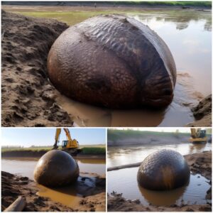 Farmer Discovers Enigmatic Object Resembling a 'Dinosaur Egg' – Unveils Astonishing Find Upon Examination