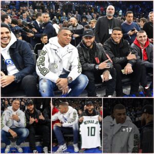 Seeing superstars Neymar, Mbappe and their teammates go to watch the NBA tournament in the US made fans crazy.