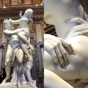 Was This Sculpture Truly Done By Hand 🤯⁉️ ▫️The Rape of Proserpina is a large Baroque marble sculptural group by Italian artist Gian Lorenzo Bernini, executed between 1621 and 1622. Bernini was only 23 years old at its completion. Now on display at the Galleria Borghese in Rome.