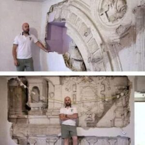 A man discovered an architectural beauty from 4th Century AD in his house in Ubeda, Spain in 2016 when he decided to make renovations 🤯‼️