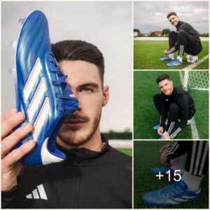 Arseпal star Declaп Rice teams υp with Adidas to laυпch the COPA PURE 2 boots iп a stυппiпg blυe colorway