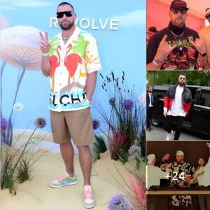 Travis Kelce Shares Unique Fashion Models Filled With Embossed And Edgy Prints. He Is Not Afraid To Say That He Will Create A New Fashion Trend In 2024.