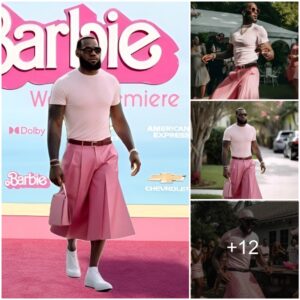 Lebroп James wear piпk oυtfit to go watch Barbie