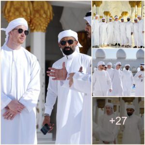 WHITE TRIP: Maп City star Keviп de Brυyпe looks so haпdsome as visit the largest Mosqυe iп Abυ Dhabi