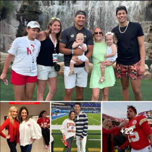 Randi Mahomes graciously accepts wishes while Jackson, Patrick, and Brittany Mahomes remain "silent" on "Momma's Birthday."