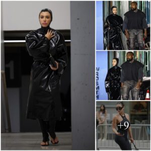 Kanye West’s Wife, Bianca Censori, Continues To Attract Attention Online For Wearing A Tight Jacket And A Quirky Hood With Kanye West In La After Fans Speculate She’s Pregnant