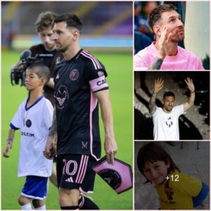 Young boy from El Salvador who faced similar struggles as Lionel Messi fulfills his dream of meeting the star