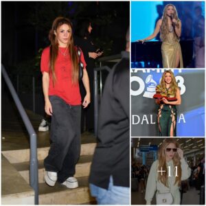 Shakira rocks the grungy look, 4bringing back platform sneakers in style