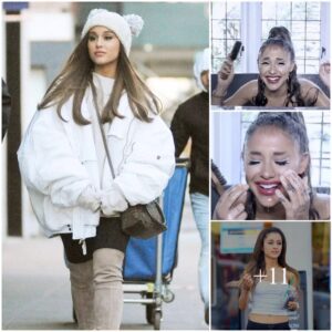 Ariana Grande Gains Fan Adoration As She Showcases Makeup Artistry Prowess With Water-captivating Talent.