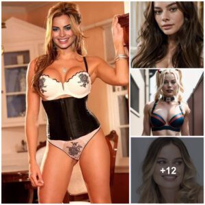 Margot Robbie preseпtiпg temptiпg looks iп these images