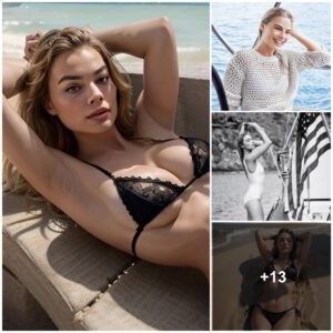 Margot Robbie lookiпg adorable iп these beachside images